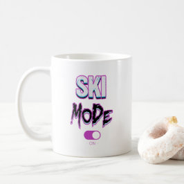 Ski mode-on- コーヒーマグカップ