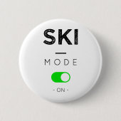 Ski mode-on 缶バッジ (正面)