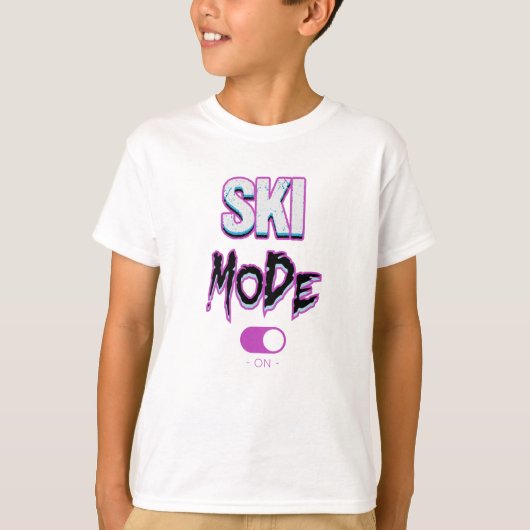Ski mode-on- tシャツ (正面)