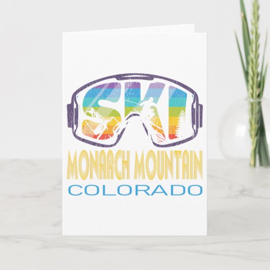 Ski Monarch Mountain Colorado Skiing Vacation カード (正面)