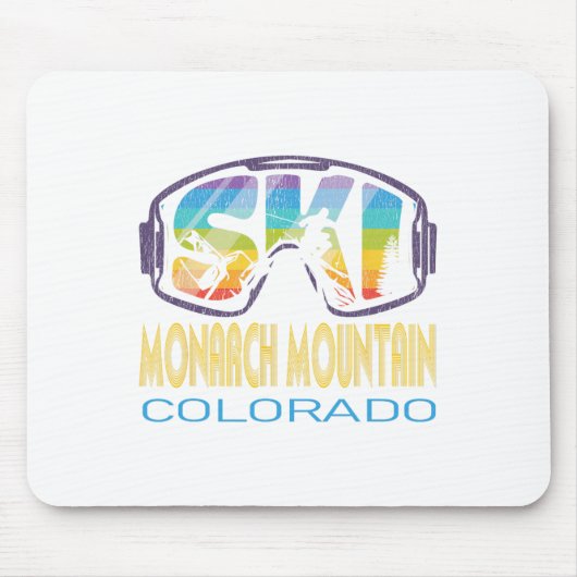 Ski Monarch Mountain Colorado Skiing Vacation マウスパッド (正面)