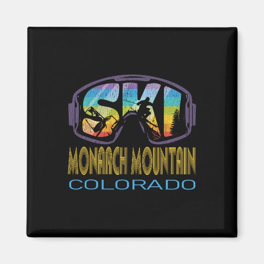 Ski Monarch Mountain Colorado Skiing Vacation  マグネット (正面)