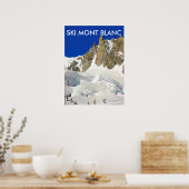 Ski Mont Blanc，フランス ポスター (キッチン)