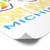Ski Mount Bohemia Michigan Skiing Vacation  ポスター (角)