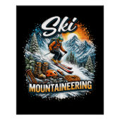 Ski Mountaineering ポスター (正面)