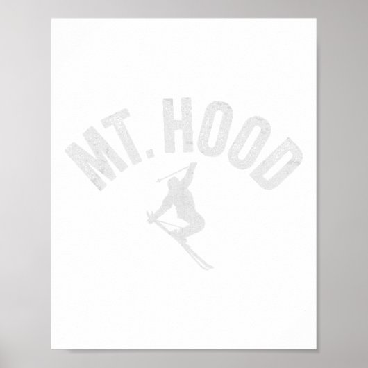 Ski Mt Hood Or (oregon) Cool Mount Hood Winter Ski ポスター (正面)