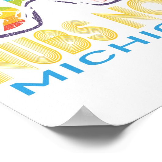 Ski Nubs Nob Michigan Skiing Vacation  ポスター (角)