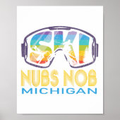 Ski Nubs Nob Michigan Skiing Vacation  ポスター (正面)