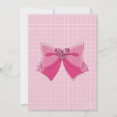 [SKI] Pink Magical Girl Birthday Invitation 招待状 (裏面)