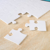 Ski.PNGでスキージャンプとしてホットドッグ ジグソーパズル (側面)