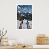 Ski Print Copper Mountain Colorado 1 ポスター (キッチン)