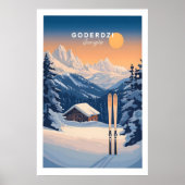 Ski Print Goderdzi Georgia 1 ポスター (正面)