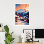 Ski Print Mayrhofen Austria 1 ポスター (ホームオフィス)