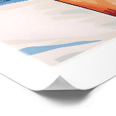 Ski Print Morillon France 1 ポスター (角)