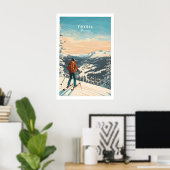 Ski Print Trysil Norway 1 ポスター (ホームオフィス)