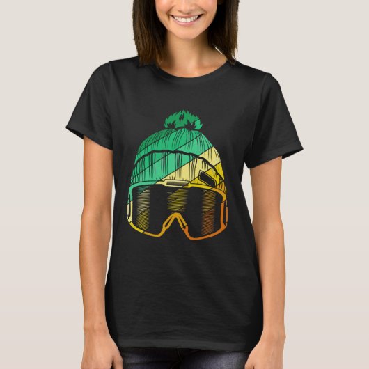 Ski Rider Fun Skiing Ski Mountains  Ski Rider  1 Tシャツ (正面)