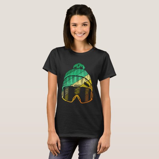 Ski Rider Fun Skiing Ski Mountains  Ski Rider  1 Tシャツ (正面フル)