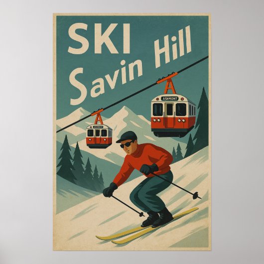 Ski Savin Hill ポスター (正面)