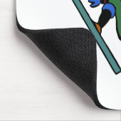 Ski Schi fahren skiing Unfall accident マウスパッド (コーナー)