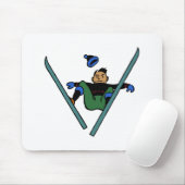 Ski Schi fahren skiing Unfall accident マウスパッド (マウス)