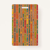 Ski Slope Resort Custom Photo Employee バッジ (裏面)