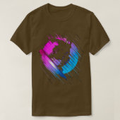 Ski Snowboard Skiing Snow Mountain  Tシャツ (デザイン正面)
