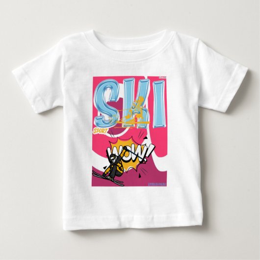 Ski Sport International ベビーTシャツ (正面)