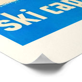 Ski Stowe Vermont Vintage Poster ポスター (角)