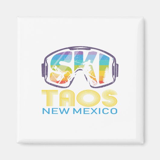 Ski Taos New Mexico Skiing Vacation  マグネット (正面)