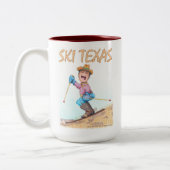 Ski Texas  ツートーンマグカップ (左)