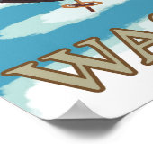 Ski the Cascades - Washington State Travel Poster ポスター (角)