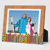 Ski Trip Photo Keepsake フォトプラーク (側面)