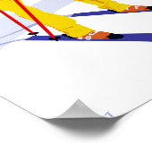 Ski Venture Poster 12"x18"アーカイブ紙 ポスター (角)