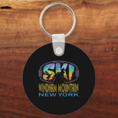 Ski Windham Mountain New York Skiing Vacation キーホルダー (正面)