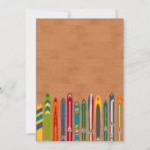 Ski Ya Later Any Decade Retro Skiing Birthday 招待状 (裏面)