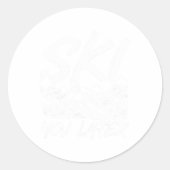 Ski You Later  ラウンドシール (正面)