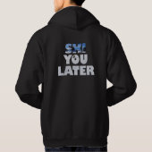 Ski You Later - Funny Skiing Gift パーカ (裏面)