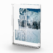 Ski You Later Funny Skiing Winter Sports Gift フォトブロック (右)