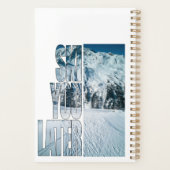 Ski You Later - Funny Skiing Winter Sports Gift  プランナー手帳 (裏面)