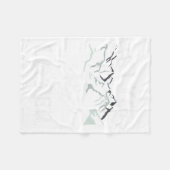 Ski You Later Outdoor Snow Adventure Skiing  フリースブランケット (正面(横))