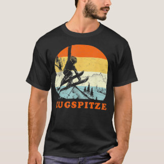 Ski Zugspitze, Germanyヴィンテージスノースキー休暇 Tシャツ