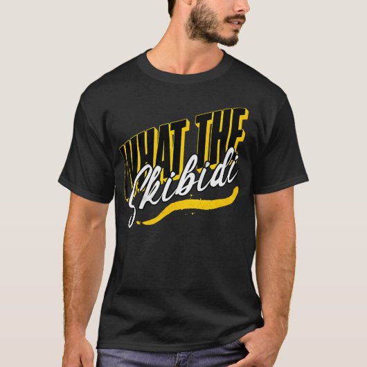 Skibidiのウイルス原おもしろい子アルファスラングとは Tシャツ (正面)