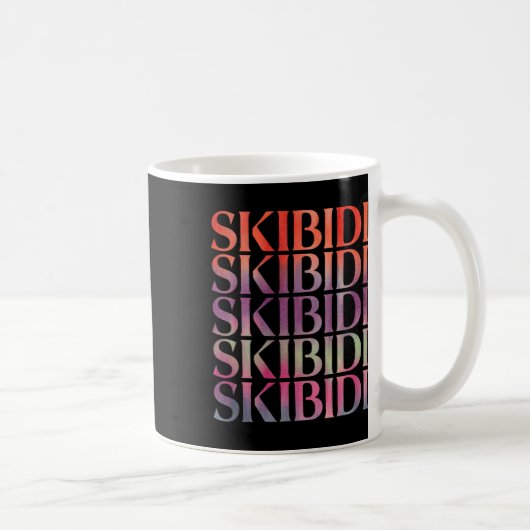 Skibidi コーヒーマグカップ (右)