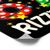 Skibidi 67 Rizzmas Funny Six Seven Meme Christmas  ポスター (角)