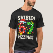 Skibidi 67 Rizzmas Funny Six Seven Meme Christmas Tシャツ (正面)