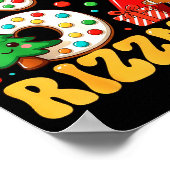 Skibidi 67 Rizzmas Six Seven Meme Christmas Boys G ポスター (角)