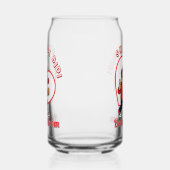 Skibidi Bidi Boom Boom Valentine Meme - Cartoon ガラス缶 (右)