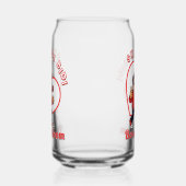 Skibidi Bidi Boom Boom Valentine Meme - Cartoon ガラス缶 (左)