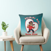 Skibidi Bidi Boom Boom Valentine Meme - Cartoon クッション (椅子)