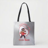 Skibidi Bidi Boom Boom Valentine Meme - Cartoon トートバッグ (正面)
